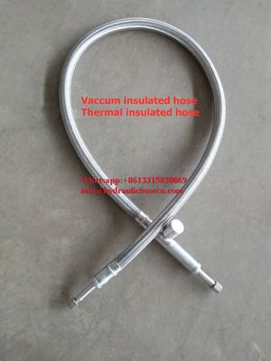 China Tubos de nitrogénio líquido, Tubos isolados a vácuo, Tubos flexíveis isolados a vácuo que fornecem nitrogénio líquido fornecedor