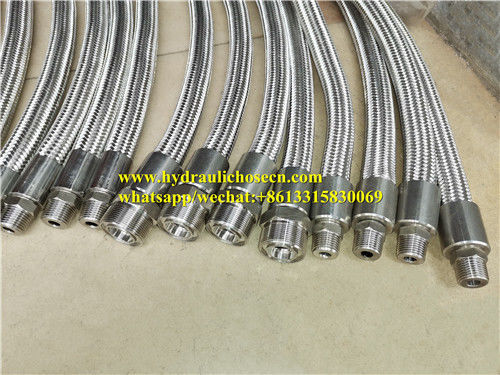 China Mangueira metálica ferroviária SS304 de alta resistência à pressão, diâmetro externo de 8mm a 32mm para manutenção ferroviária fornecedor