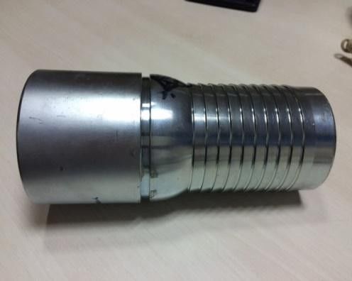 Tubo de combinação padrão NPT King, revestido de aço de mamilo, mamilo KC fornecedor