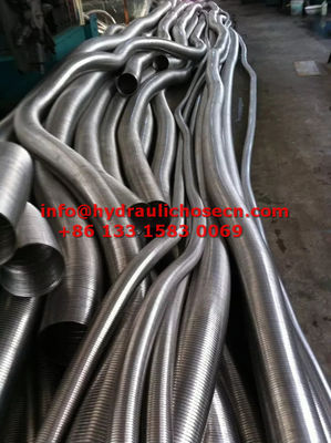 SS304 Mangueira de escape, tubo de escape flexível, mangueira de escape do motor, mangueira de escape do gerador fornecedor