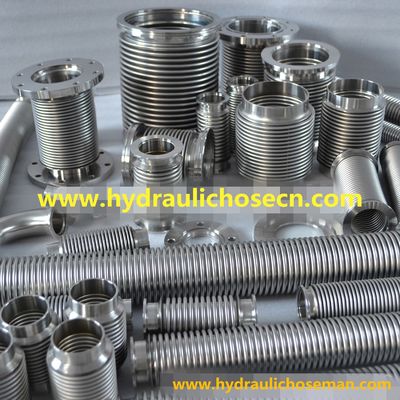 mangueira isolada a vácuo de nitrogénio líquido / mangueira flexível de aço inoxidável a baixa temperatura / mangueira de metal flexível fornecedor