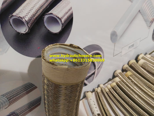 Tubos de teflão, tubos de PTFE, tubos de ptfe de aço inoxidável fornecedor