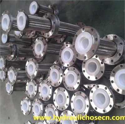 Mangueira metálica flexível / mangueira de aço inoxidável para baixa temperatura / mangueira flexível de aço inoxidável de alta pressão fornecedor