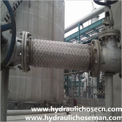 Mangueira metálica flexível / mangueira de aço inoxidável para baixa temperatura / mangueira flexível de aço inoxidável de alta pressão fornecedor