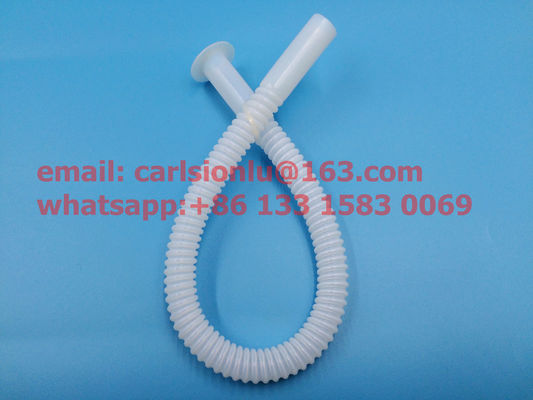 Tubos corrugados de aço inoxidável de PTFE de borbulha / revestimento de PTFE / tubos corrugados de PTFE anuais / tubos corrugados de PTFE em espiral fornecedor