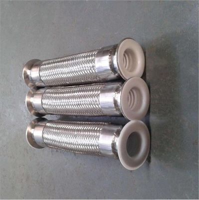 Tubos corrugados de aço inoxidável de PTFE de borbulha / revestimento de PTFE / tubos corrugados de PTFE anuais / tubos corrugados de PTFE em espiral fornecedor