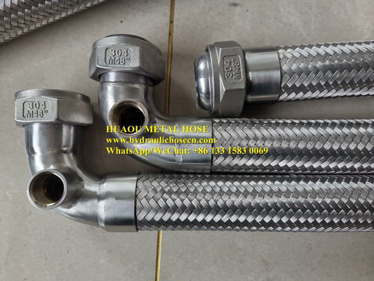 2000 Psi Pressão de explosão GNL mangueira de metal flexível para comprimento e pressão personalizáveis aplicações fornecedor