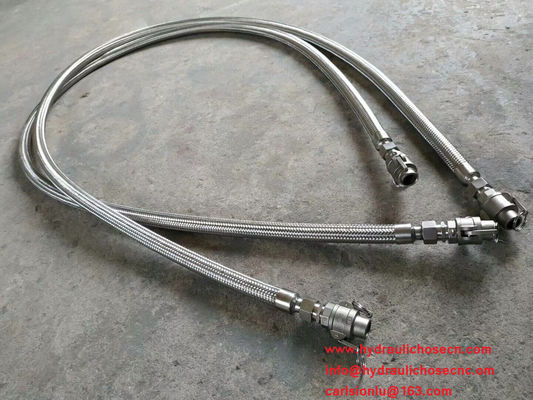 Mangueira metálica de GNL de baixa temperatura com diâmetro interno de 1/2 polegada e alta resistência à corrosão, certificada pela API fornecedor