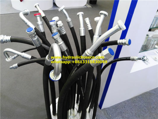 SAE 100 R1AT/DIN EN 853 1SN Mangueira de borracha hidráulica para tubos de borracha sintética resistentes ao óleo fornecedor