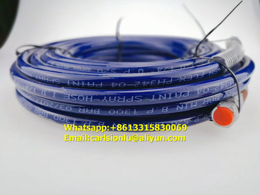 Mangueira hidráulica termoplástica reforçada com fio de aço de tração até 5000 Mpa para aplicações pesadas fornecedor