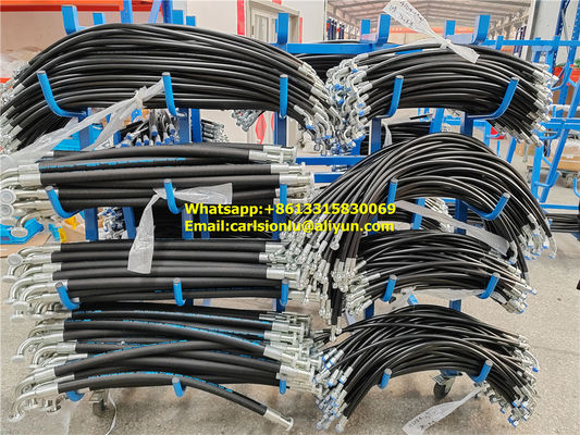 O tubo hidráulico preto para aplicações de trabalho pesado cumpre ou excede os requisitos SAE 100R2AT fornecedor