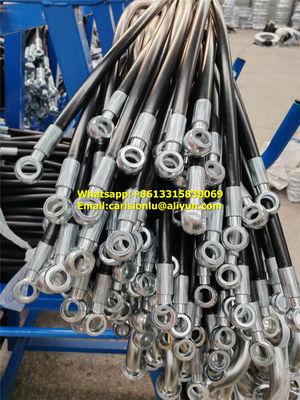 Tubos de alta pressão pretos com temperatura entre -40oC e 121oC que atendam ou excedam as certificações SAE 100R2AT fornecedor