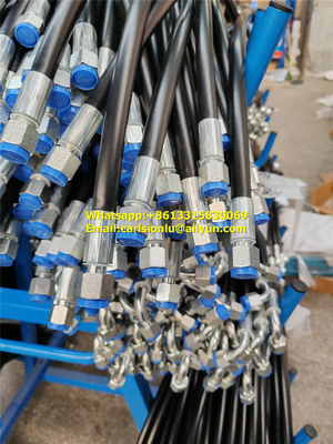 Tubos de alta pressão pretos com temperatura entre -40oC e 121oC que atendam ou excedam as certificações SAE 100R2AT fornecedor