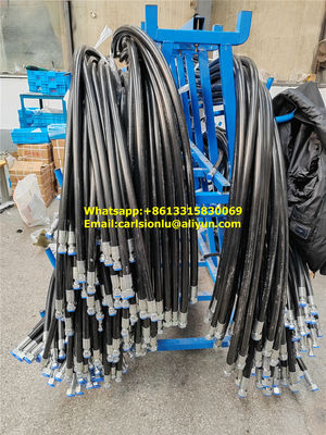 Tubos de alta pressão pretos com temperatura entre -40oC e 121oC que atendam ou excedam as certificações SAE 100R2AT fornecedor