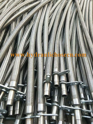 Tubos metálicos flexíveis de fio de aço inoxidável para temperaturas extremas -40 260 DC Requisitos fornecedor