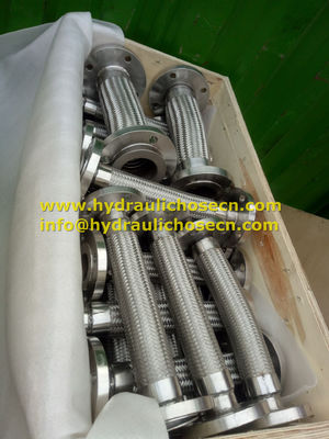 Tubos de metal flexíveis de alta temperatura -192 centímetros com trança de fio de aço inoxidável SS316 1/4 polegada fornecedor