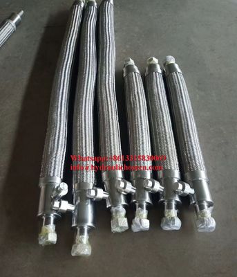 Tubos de nitrogénio líquido, Tubos isolados a vácuo, Tubos flexíveis isolados a vácuo que fornecem nitrogénio líquido fornecedor