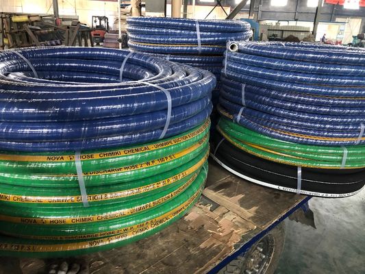 500 mm raio de curvatura Mangueira de borracha de vapor com revestimento EPDM e 13 certificação de segurança fornecedor