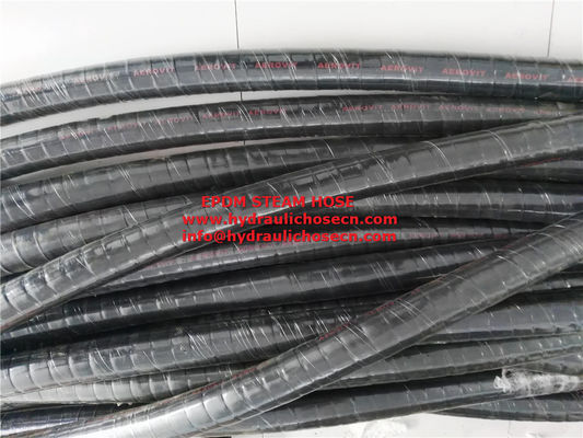 Intervalo de temperatura -40°F a 450°F -40°C a 232°C Mangueira de borracha de vapor para aplicações de vapor sob pressão fornecedor