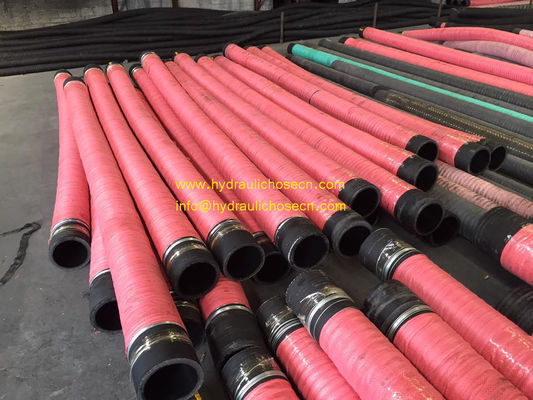 Tubos de descarga de sucção de água de borracha sintética lisa preta -20C 80C Intervalo de temperatura para aplicações industriais fornecedor