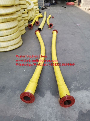 Mangueira de sucção de água industrial com reforço de alta resistência de cordão sintético e fio hélice fornecedor