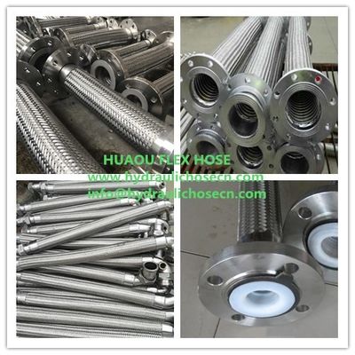 Largura personalizável SS304 Mangueira de metal flexível com opções de acessórios de extremidade personalizáveis fornecedor