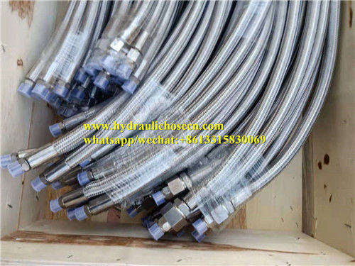 Fittings de ponta personalizáveis SS304 mangueira de travagem para desempenho duradouro fornecedor