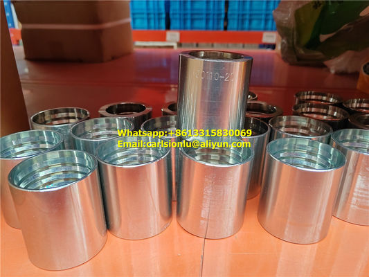 Ferrulas de diâmetro personalizável para mangueira hidráulica de longa duração fornecedor