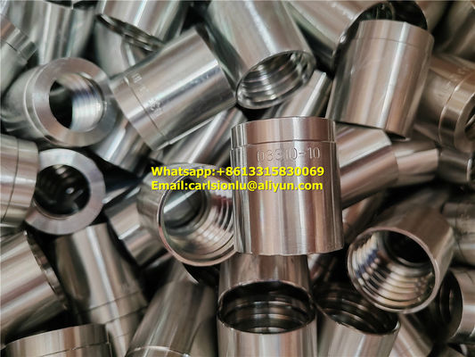 Ferrulas de diâmetro personalizável para mangueira hidráulica de longa duração fornecedor