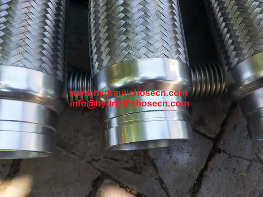 Mangueira de aço inoxidável / mangueira de metal flexível / mangueira de metal / mangueira flexível de alta pressão / mangueira SS304 fornecedor