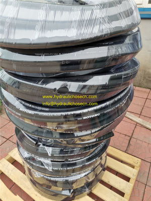 Tubos hidráulicos em espiral de arame de aço: DIN EN856 4SH Tubos hidráulicos / Tubos de borracha de alta pressão fornecedor