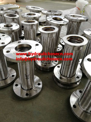 Mangueira metálica flexível / mangueira de aço inoxidável para baixa temperatura / mangueira flexível de aço inoxidável de alta pressão fornecedor