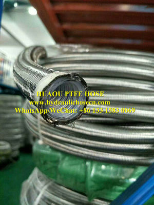 Mangueira / mangueira de PTFE / mangueira SAE 100 R14 / mangueira de transferência química / mangueira de resistência química fornecedor