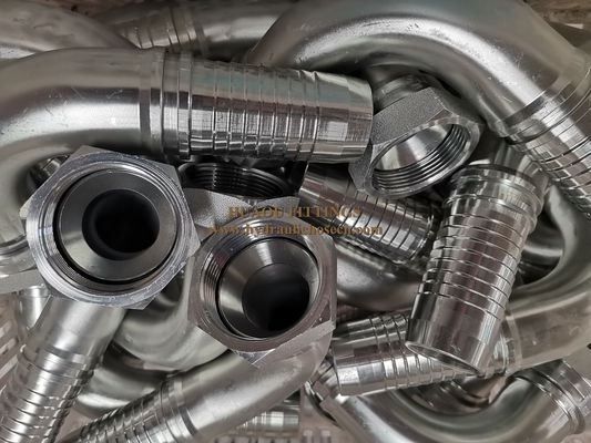 Conexões hidráulicas de aço carbono/conexões hidráulicas de aço inoxidável/acoplamentos de mangueira fornecedor