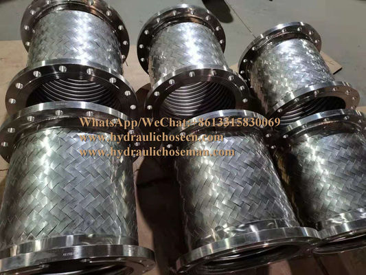 Mangueira metálica flexível / mangueira de aço inoxidável para baixa temperatura / mangueira flexível de aço inoxidável de alta pressão fornecedor